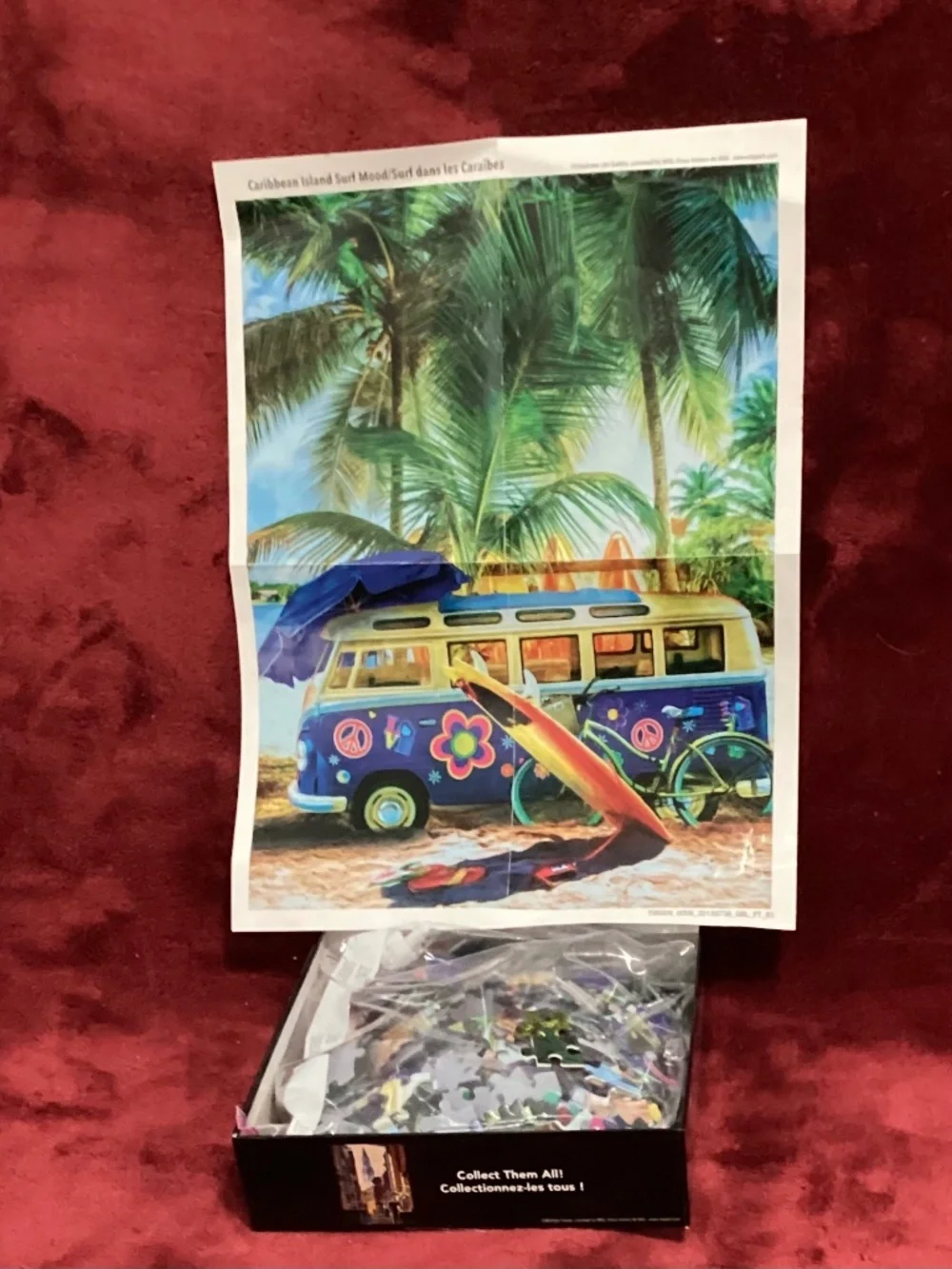 500 Piece Caribbean Island Surf Puzzle